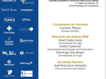 Coordinators of the Economic Forum of Galicia 2022